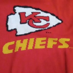 (Collectors Item)OLD SCHOOL KC CHIEFS SWEATER